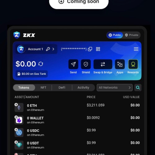 ZKX Walet 