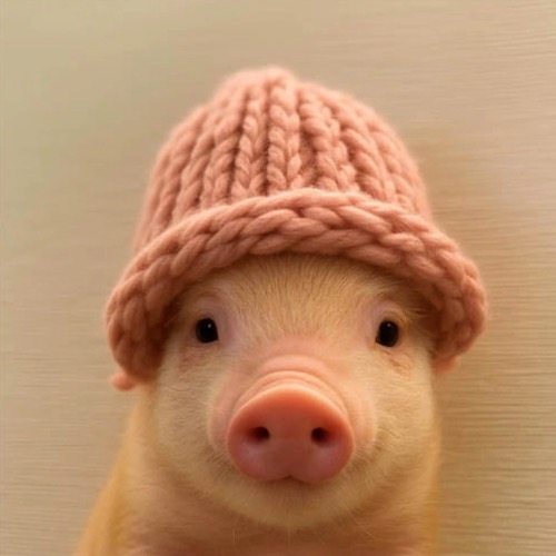 Based Pig Wif Hat logo