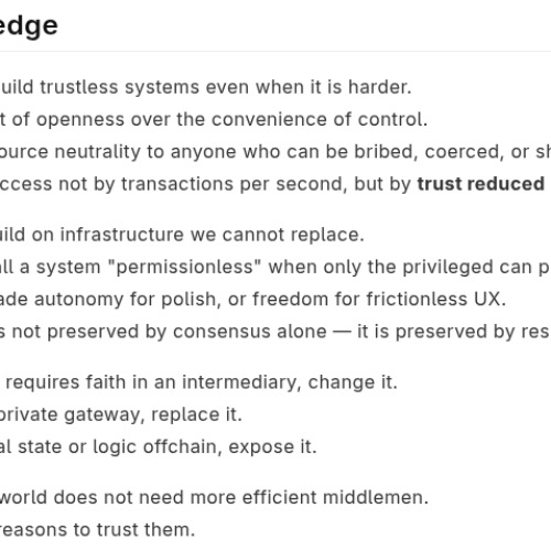 the trustless manifesto