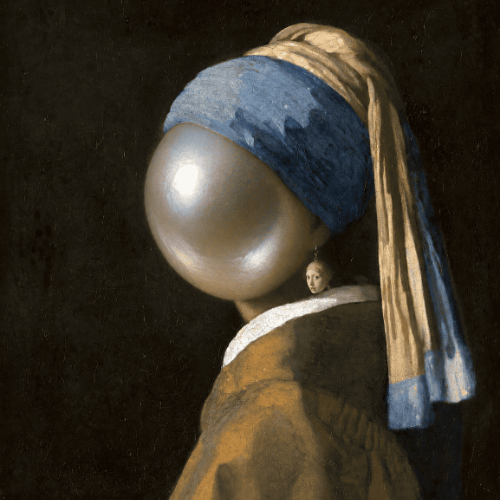 PEARL WITH A GIRL EARRING